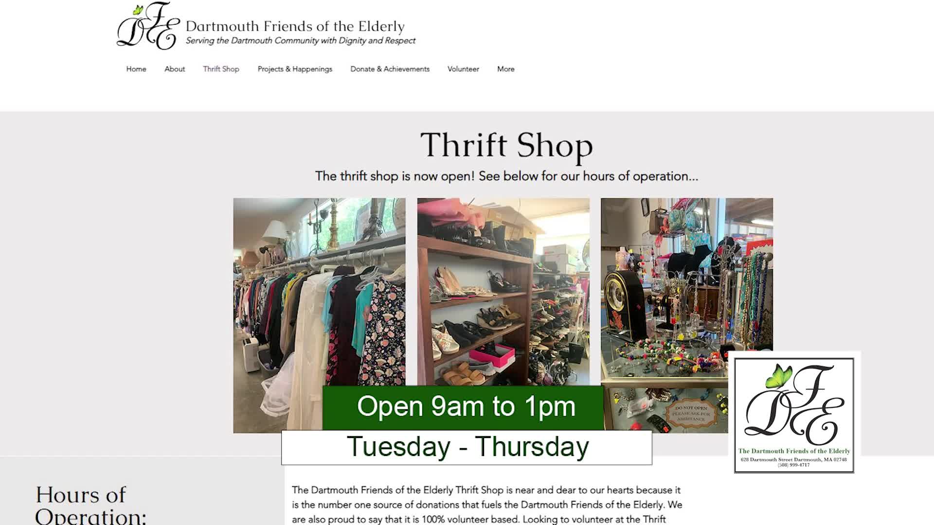 Thumbnail image for Around Town Dartmouth Thrift Store