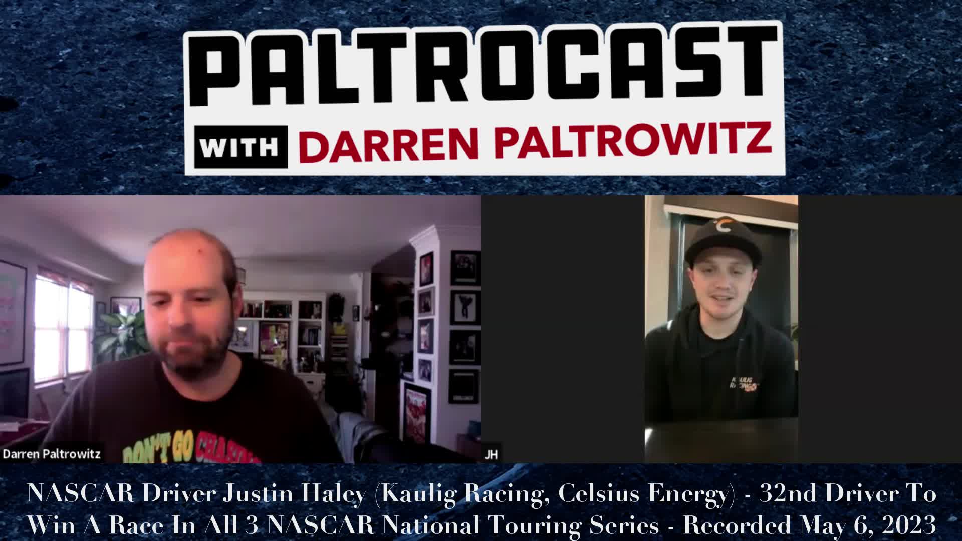 Thumbnail image for Paltrocast with Darren Paltrowitz - NASCAR's Justin Haley + Sass Jordan + Codefendants