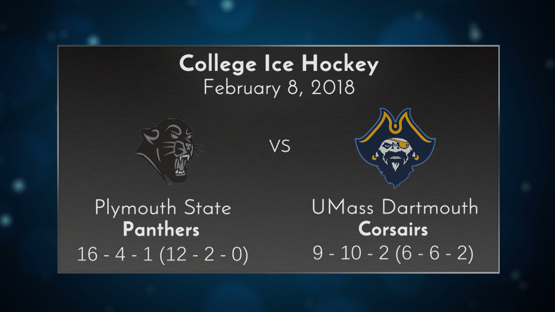 Thumbnail image for UMass Dartmouth Ice Hockey vs Plymouth State - February 8, 2018