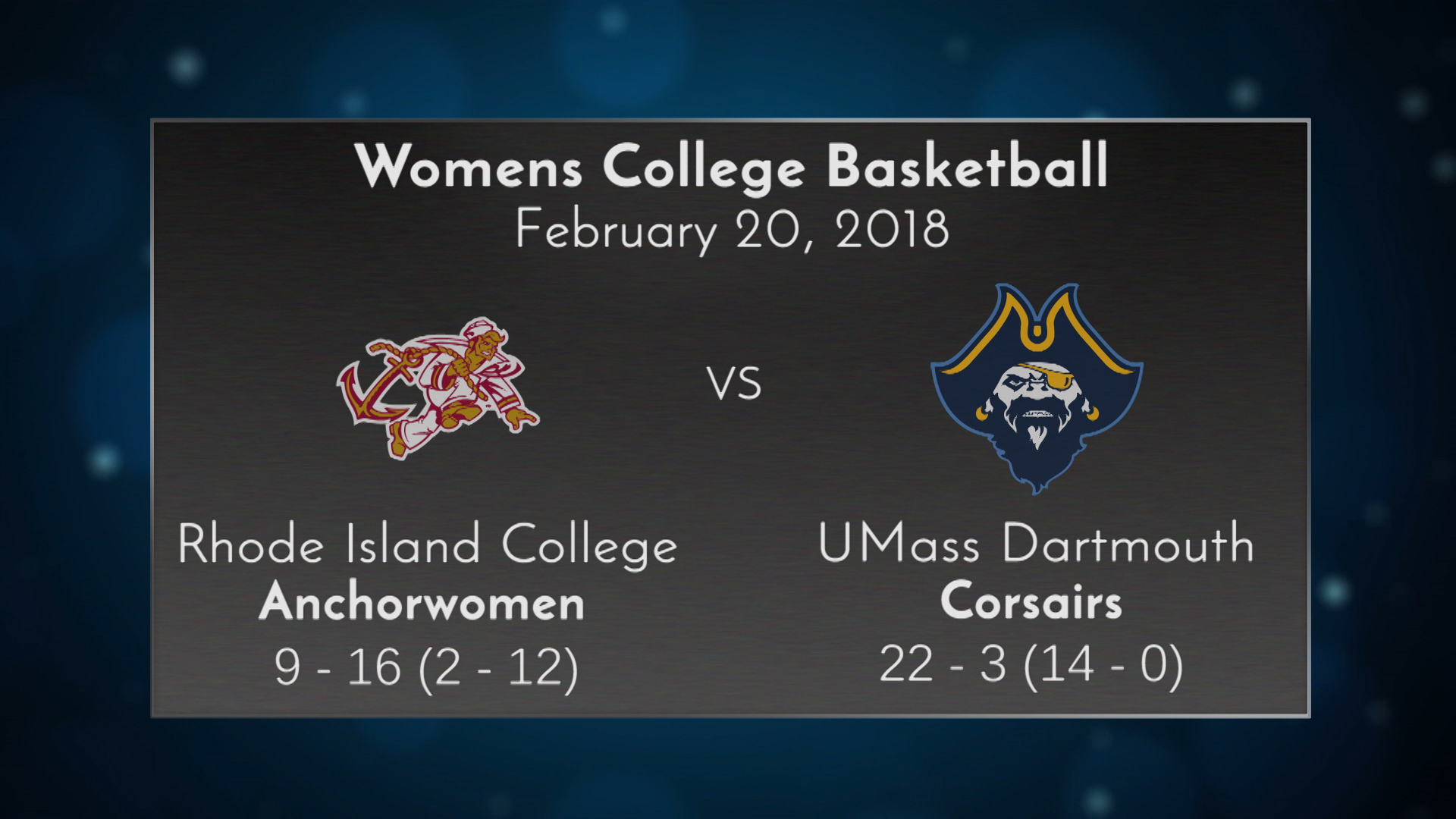 Thumbnail image for UMass Dartmouth Womens Basketball vs RIC - Little East Quarterfinal - February 20, 2018