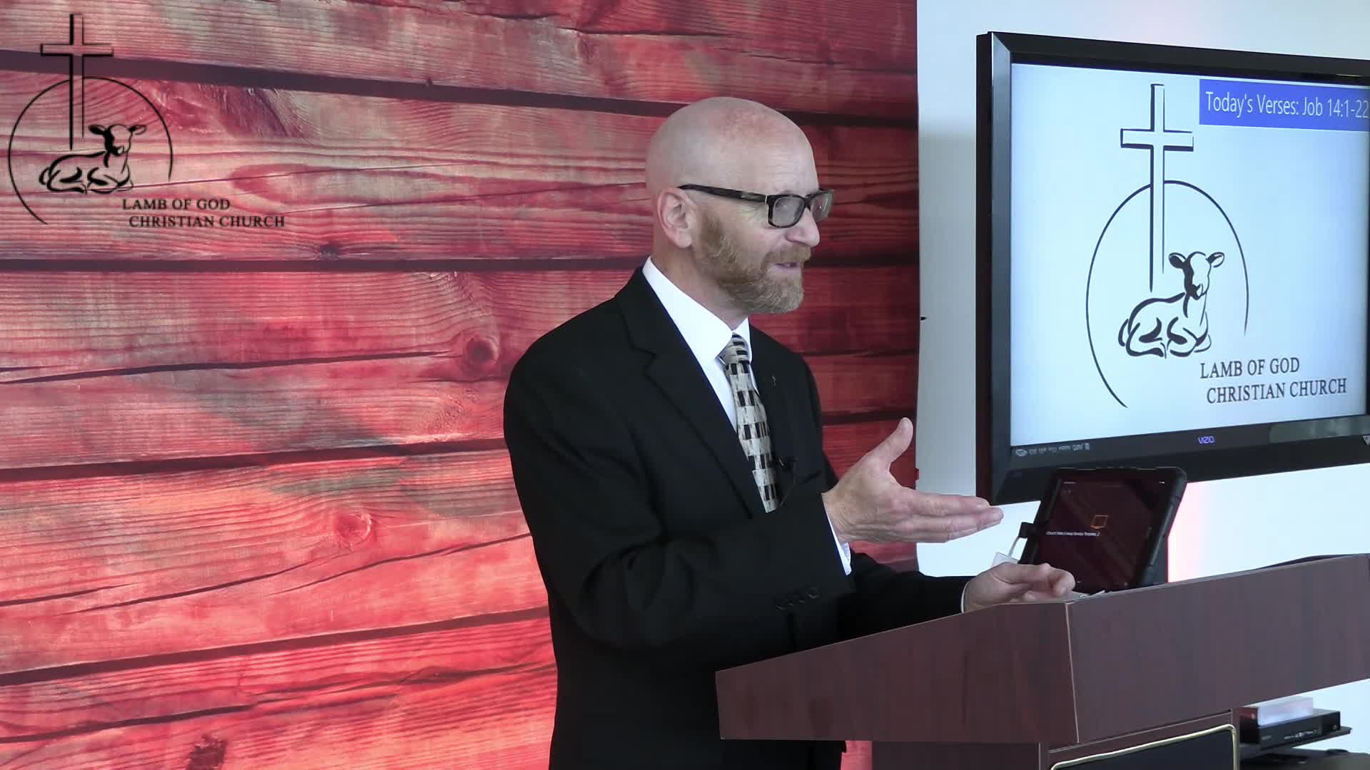 Thumbnail image for Lamb of God Christian Church Sunday Sermon - 84 Job 14_1-22 Part 1