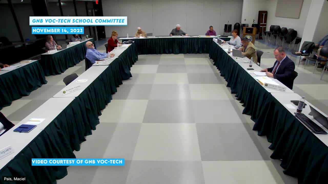 Thumbnail image for GNBVT Voc-Tech School Committe Meeting November 14, 2023