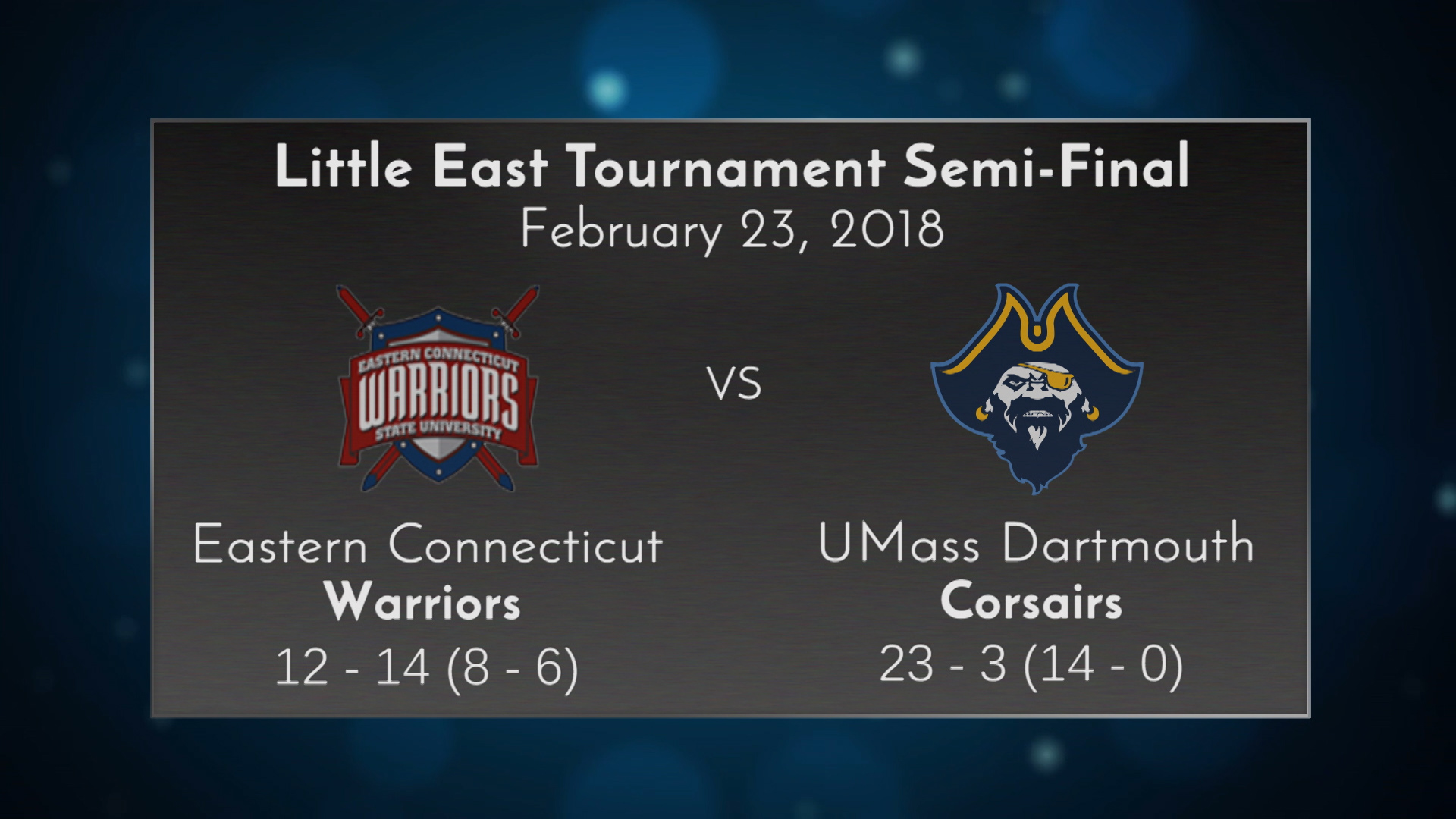 Thumbnail image for UMass Dartmouth Womens Basketball vs Eastern Connecticut - Little East Semi Final - February 23, 2018