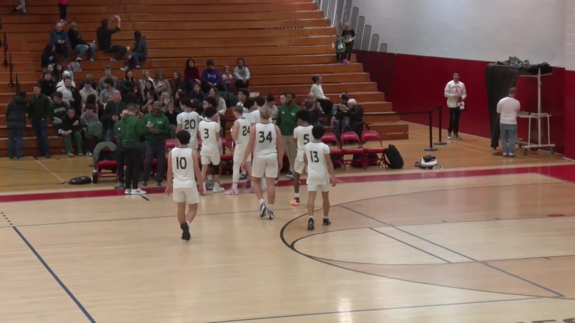 Boys Basketball Bishop Stang vs Dartmouth December 27, 2023