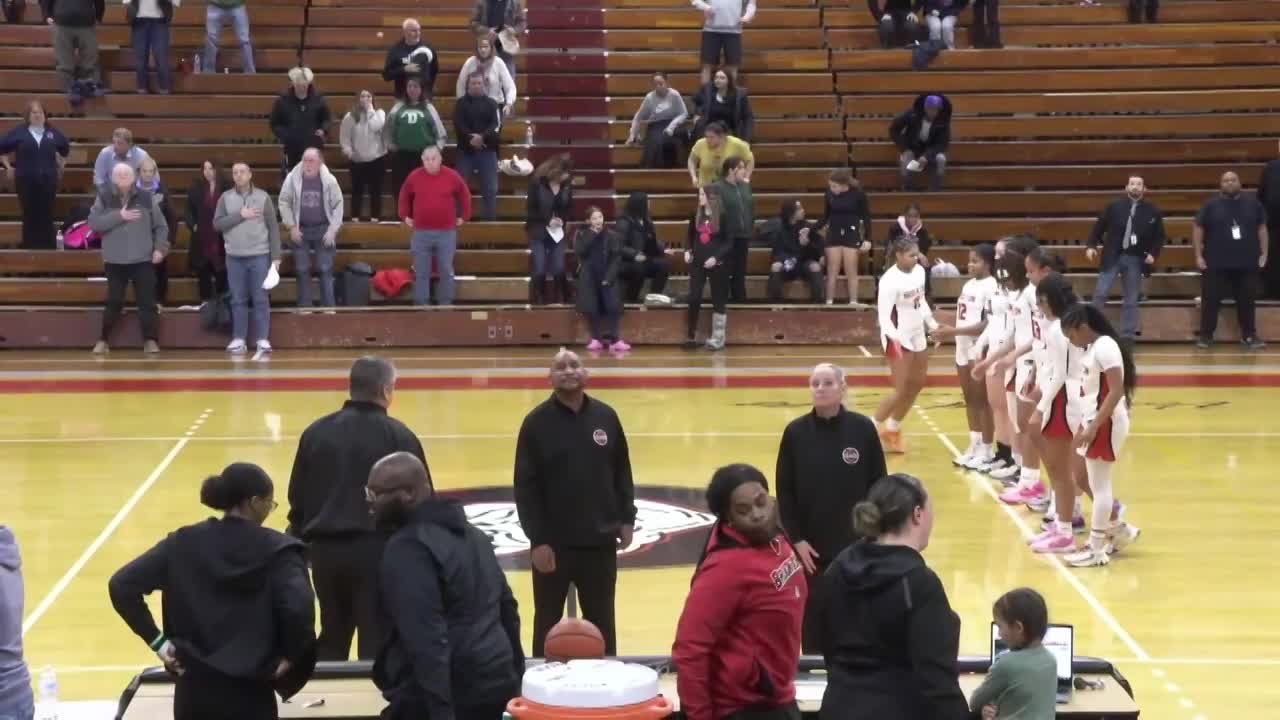 Girls Basketball Brockton High School  vs Dartmouth January 5, 2024