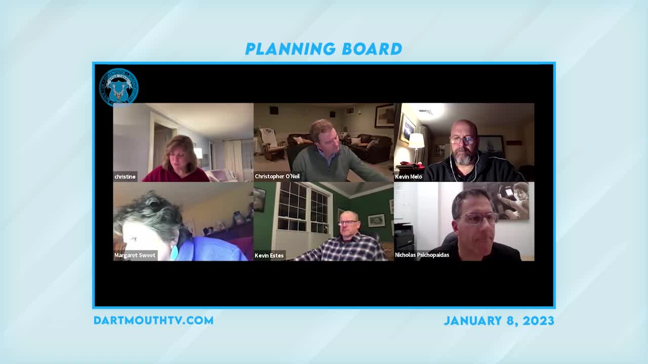 Thumbnail image for Planning Board Meeting - January 8, 2024