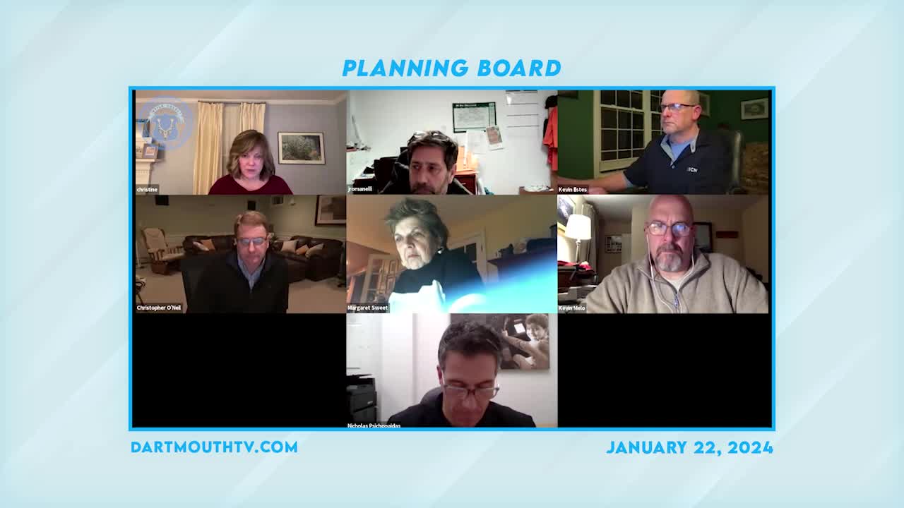 Thumbnail image for Planning Board Meeting January 22, 2024