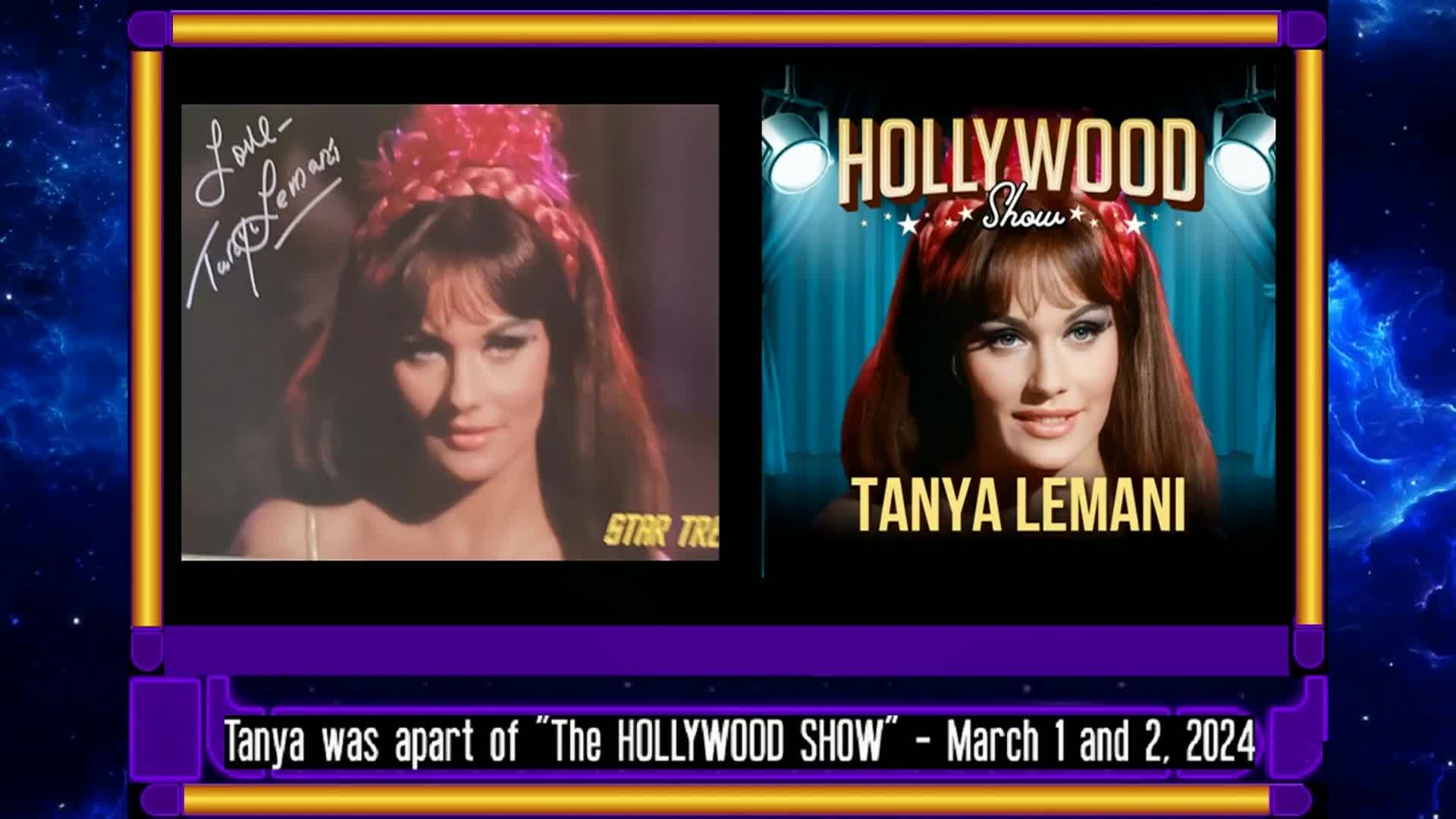Thumbnail image for A Captain's Log - Tanya Lemani - Star Trek's Argelian belly dancer Kara, plus stories from Hollywood to Vegas, Part 2 Season 4 Episode 6
