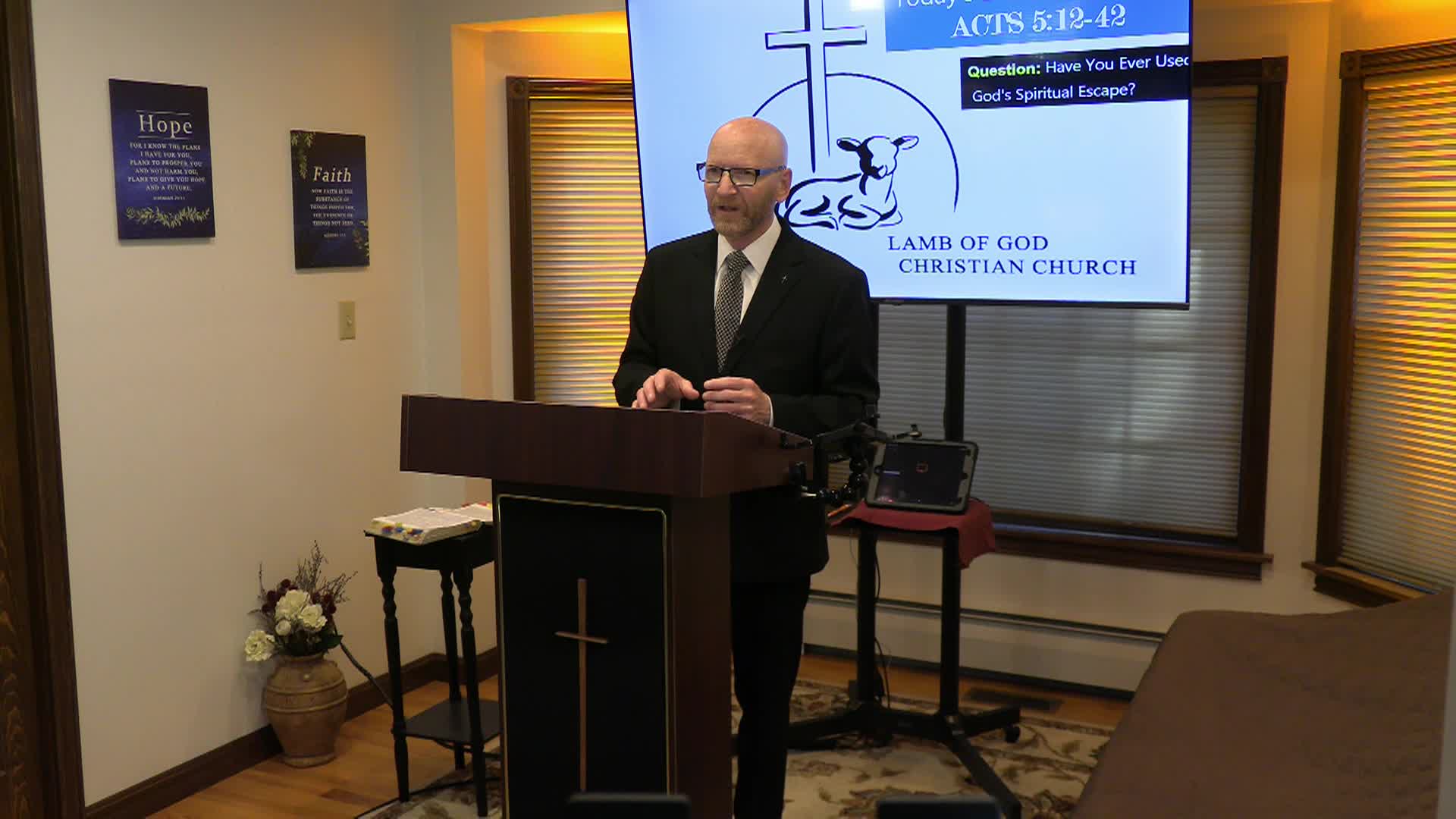 Thumbnail image for Lamb of God Christian Church Sunday Sermon - 127 Acts 5_12-42