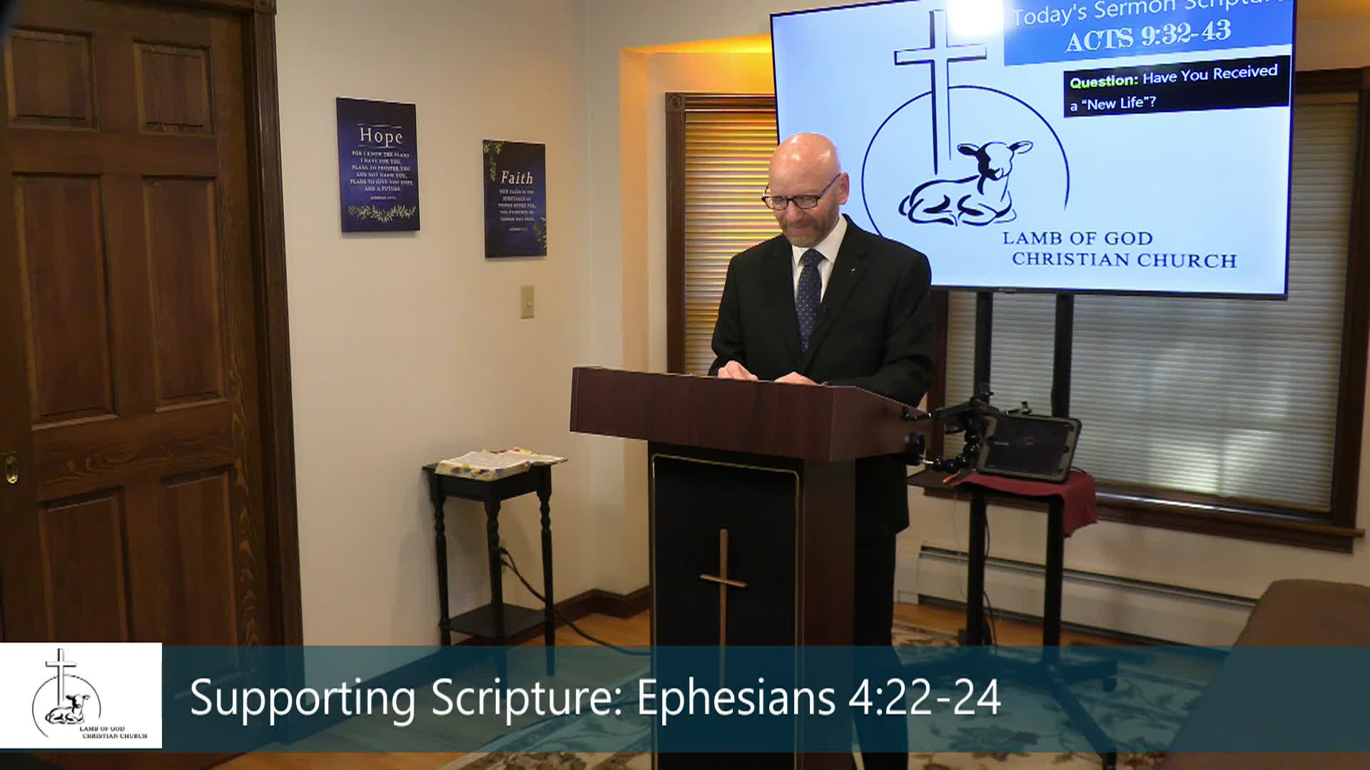 Thumbnail image for Lamb of God Christian Church Sunday Sermon - 132 Acts 9_32-43