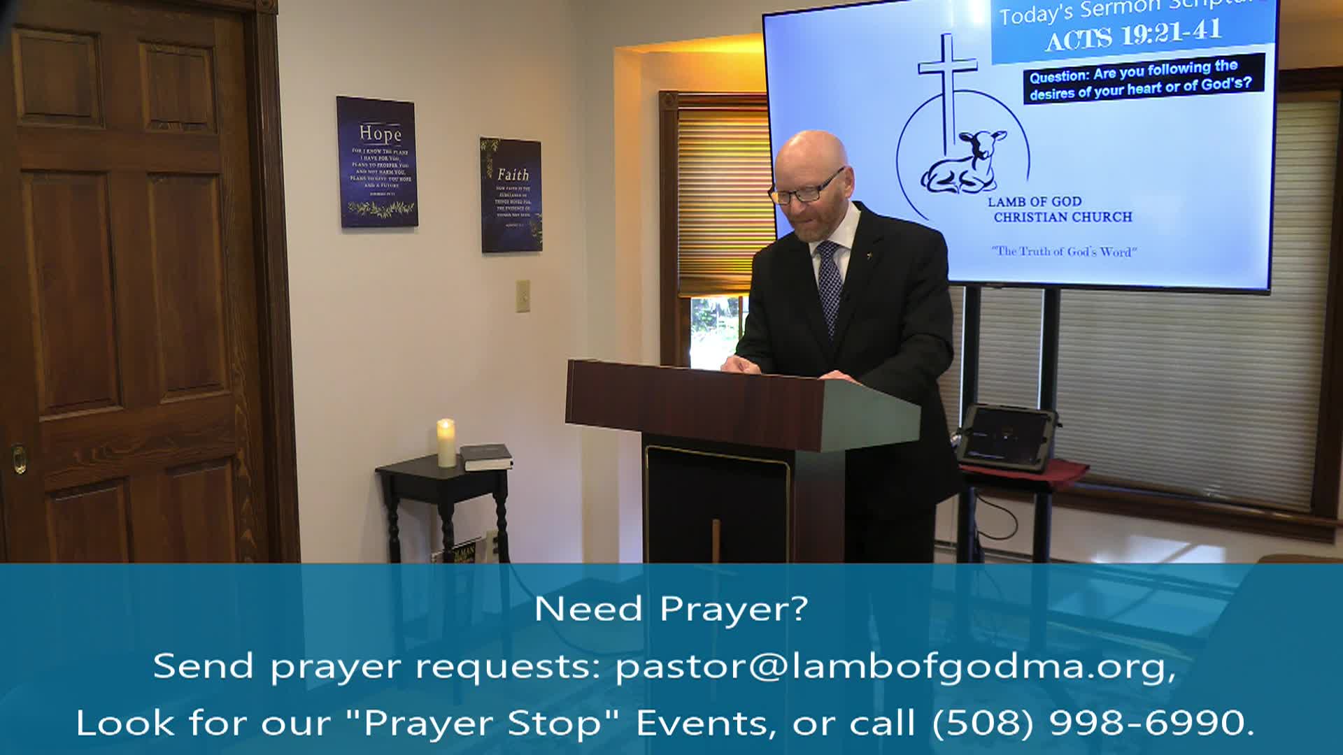 Thumbnail image for Lamb of God Christian Church Sunday Sermon - 147 Acts 19_21-41