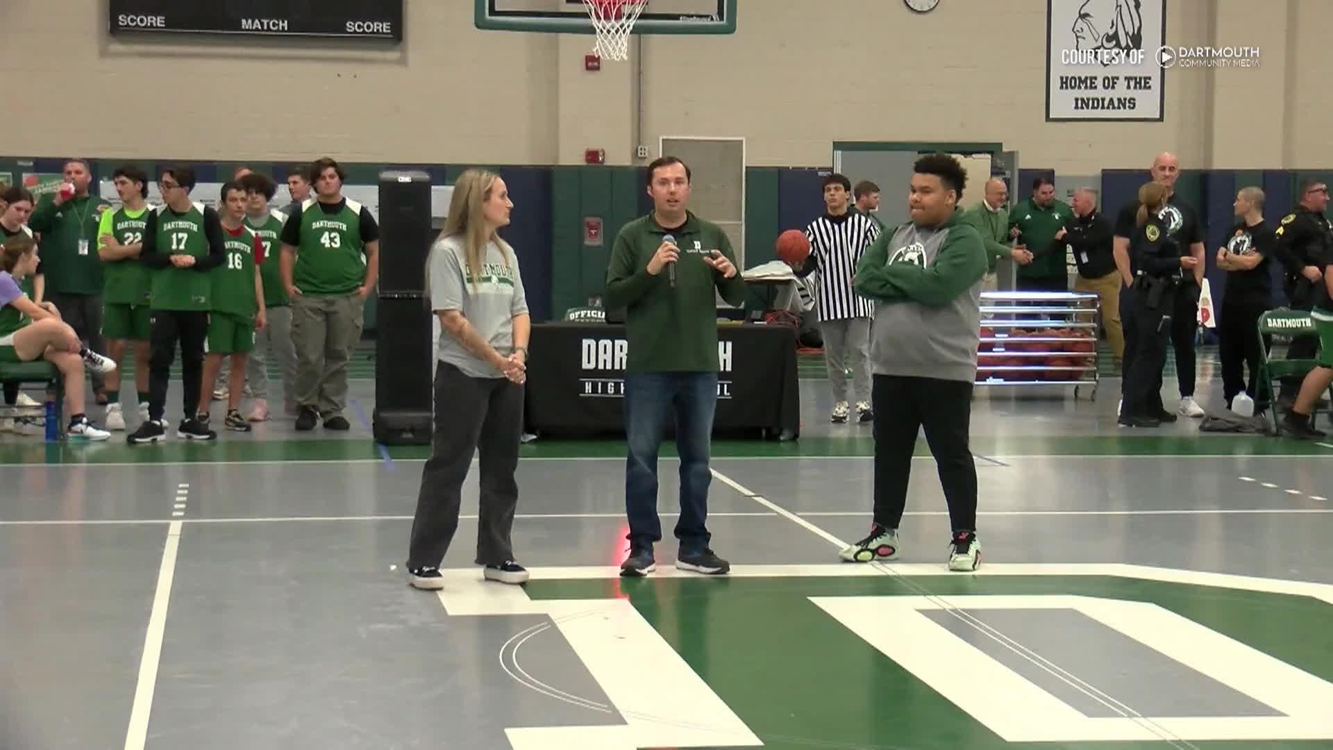 Dartmouth Police Department vs Dartmouth High Unified Basketball Pep Rally - November 2024