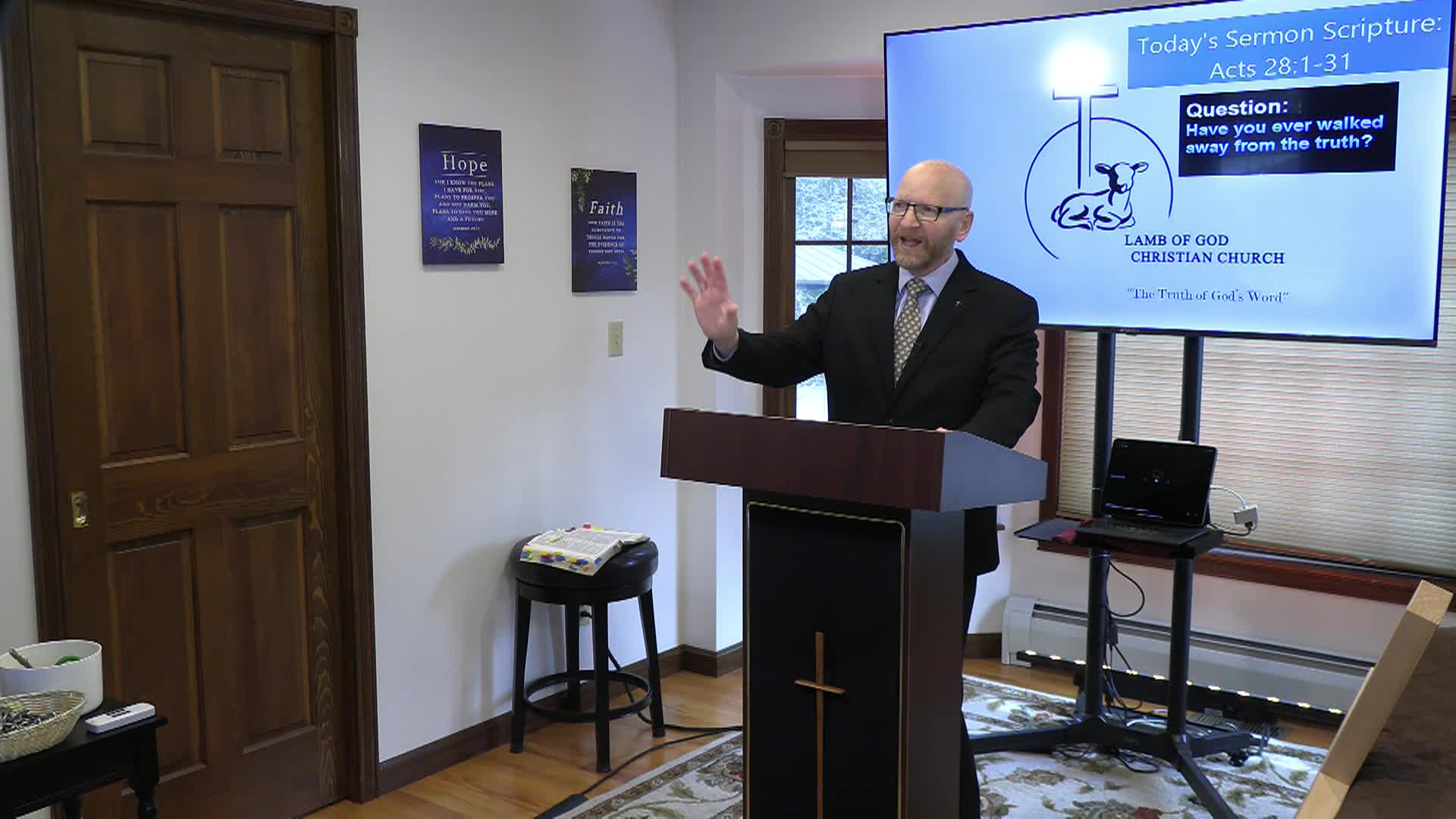 Thumbnail image for Lamb of God Christian Church Sunday Sermon - 160 Acts 28_1-31