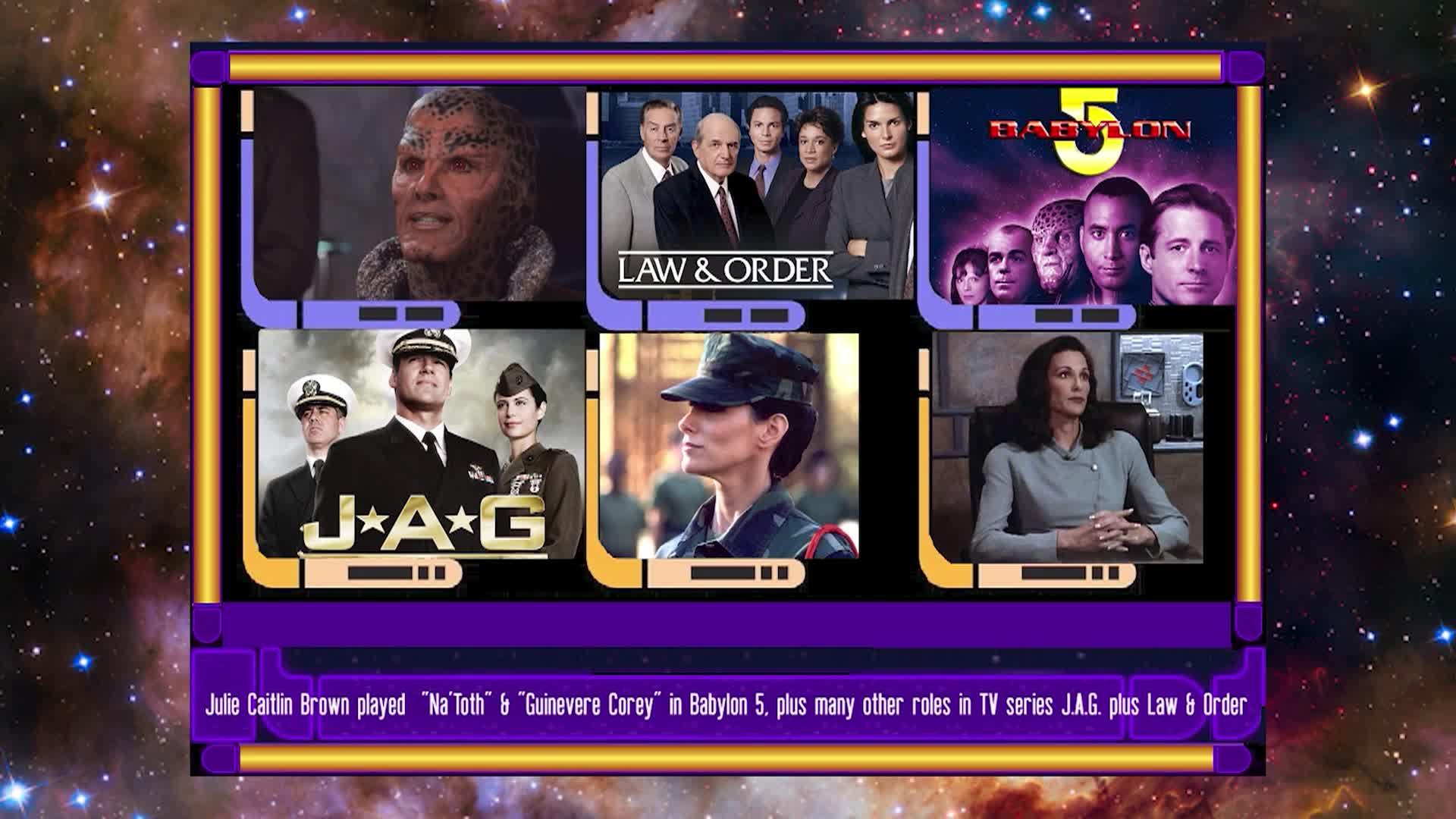 Thumbnail image for A Captain's Log - Julie Caitlin Brown - The quadruple talent, Broadway, musician to sinister Star Trek and Babylon 5 roles