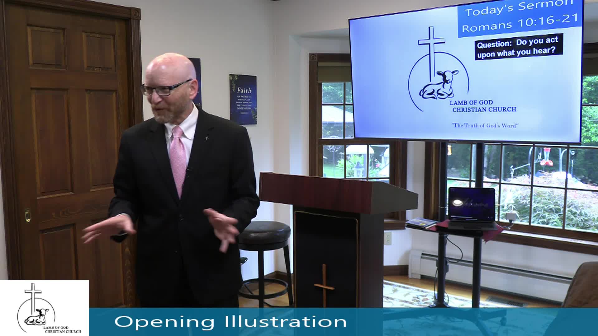 Thumbnail image for Lamb of God Christian Church Sunday Sermon - Romans 10_16 - 21 Episode 180