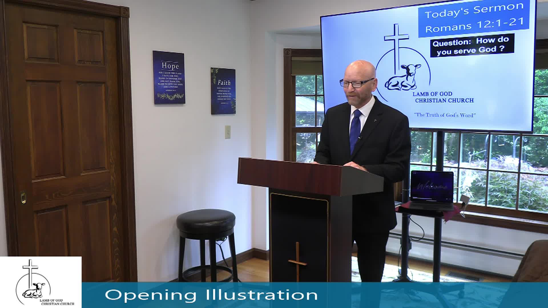 Thumbnail image for Lamb of God Christian Church Sunday Sermon - Romans 12_1-21 Episode 182