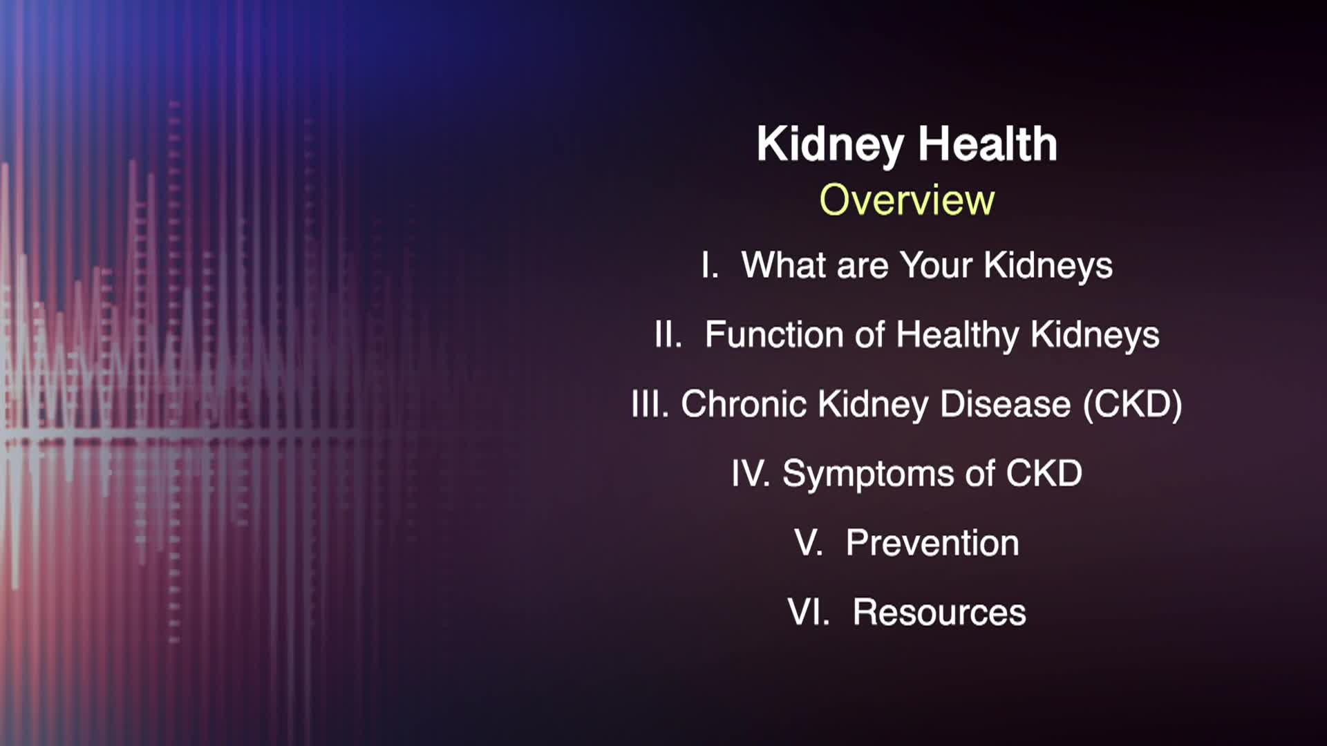 For Your Health - Kidney Health