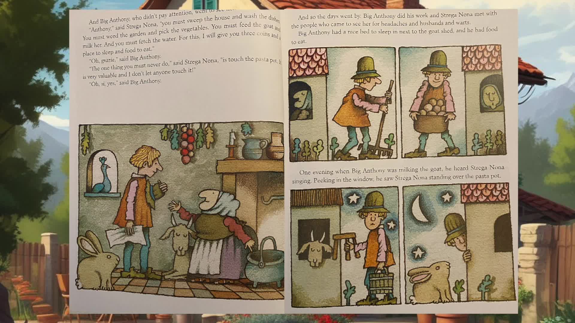Cosette's Enchanted Journey's Episdoe 43 - Strega Nona by Tomie dePaola