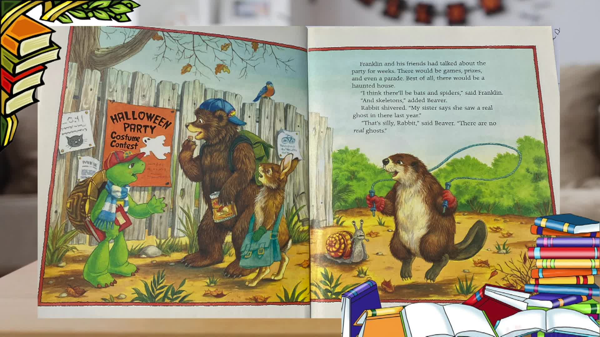 Thumbnail image for Cosette's Enchanted Journey's Episode 66 - Franklin's Halloween by Paulette Bourgeois