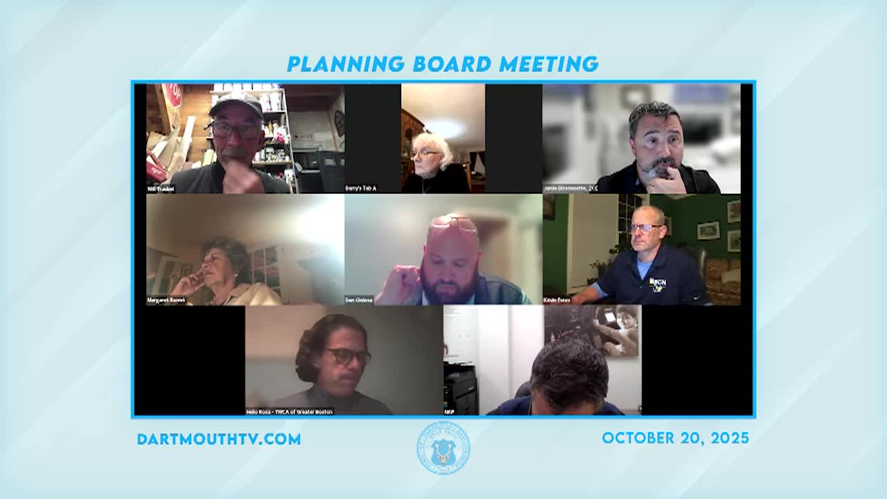 Planning Board Meeting - October 20, 2025