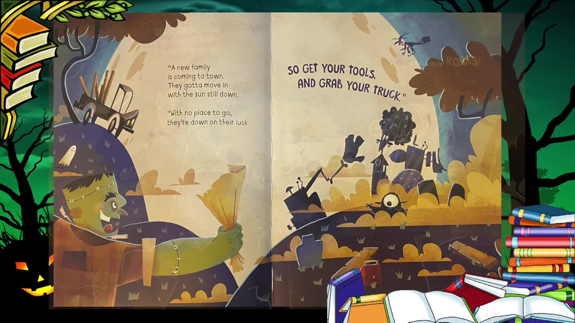 Thumbnail image for Cosette's Enchanted Journey's Episode 69 - How To Build A Haunted House by Frank Tupta & This Is The House That Monsters Built