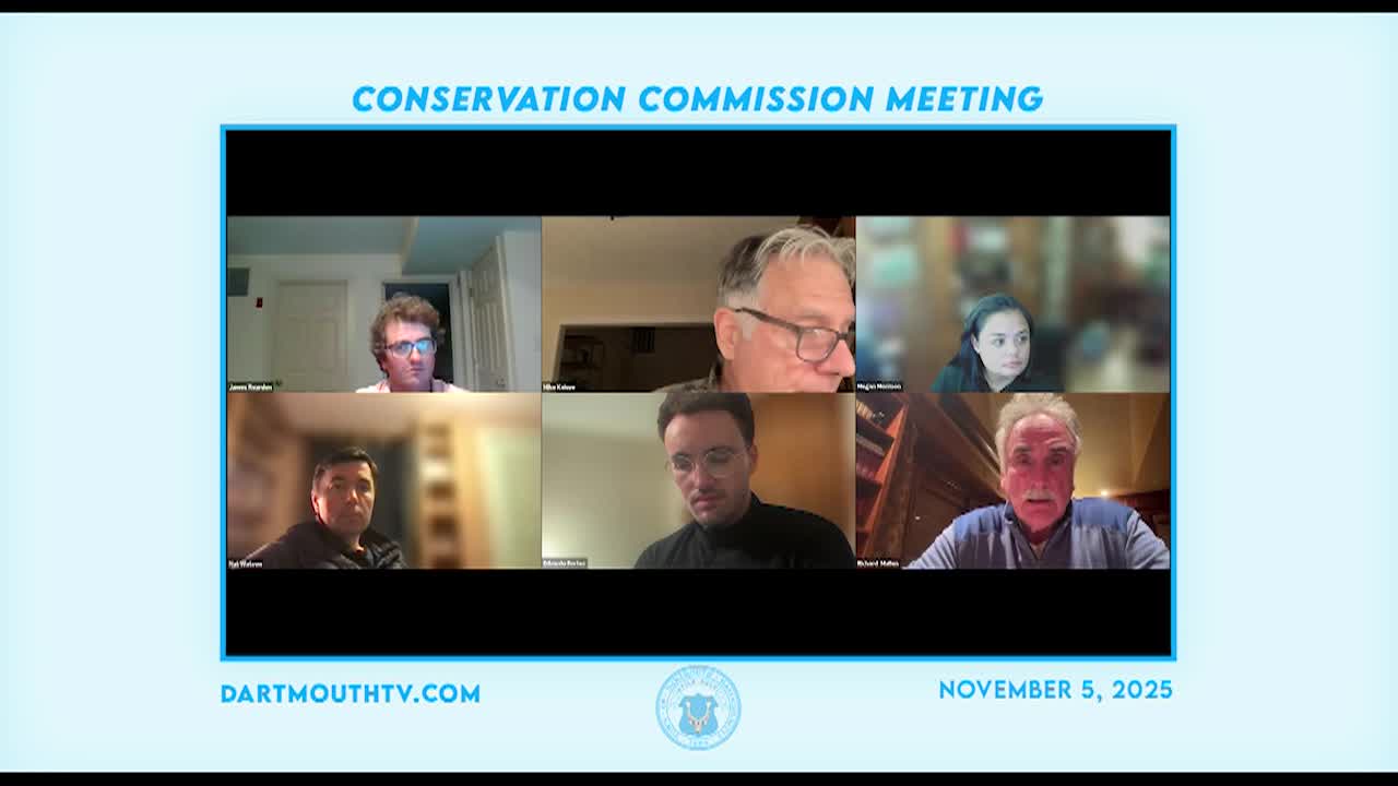 Conservation Commission Meeting November 5, 2025
