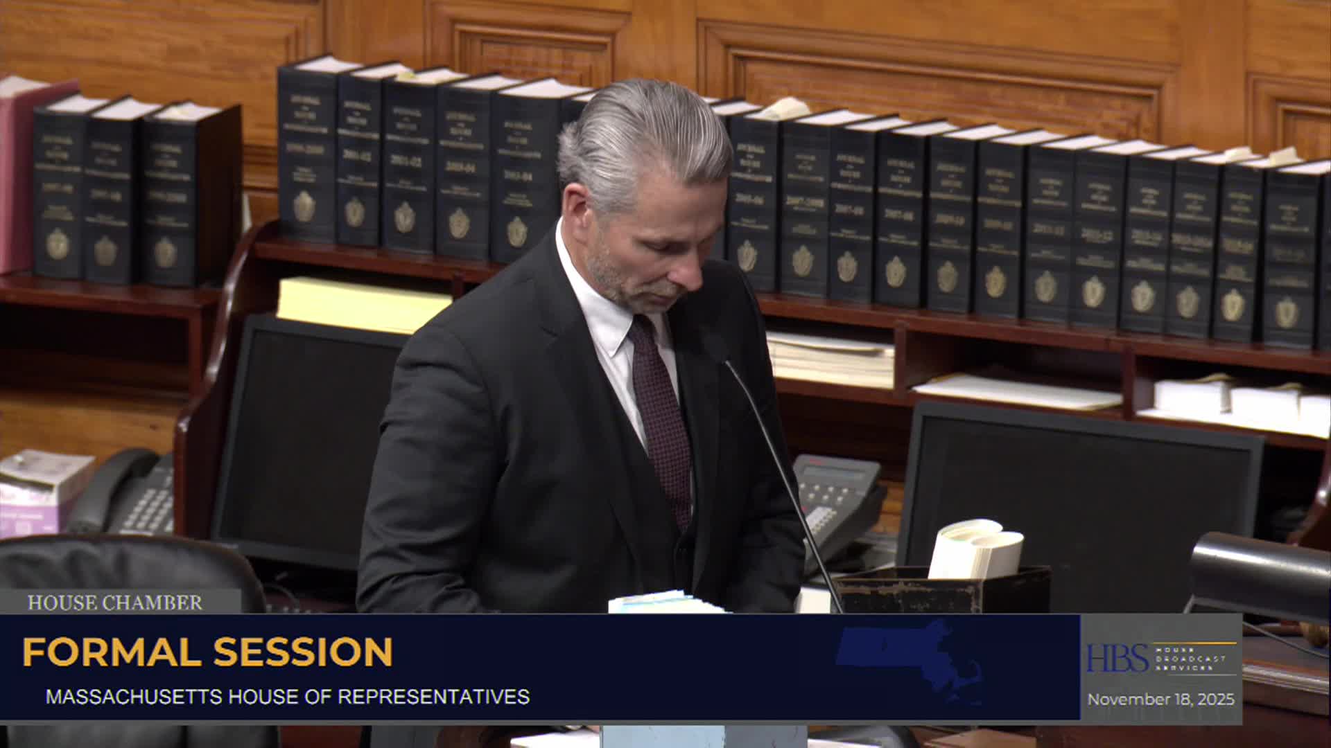 Thumbnail image for MA House of Representatives Formal Session - November 18th, 2025