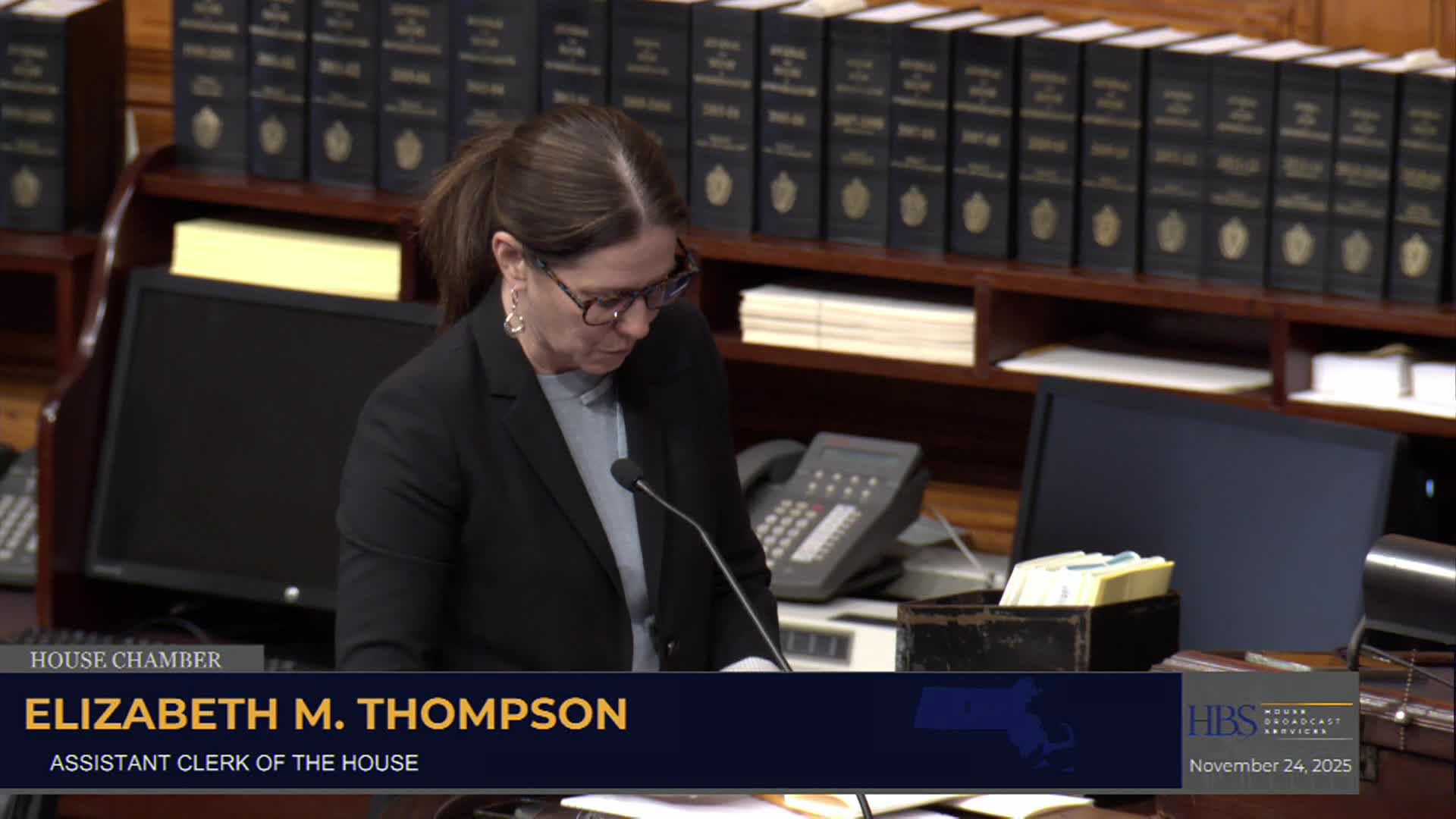 Thumbnail image for MA House of Representatives Session - November 24th, 2025