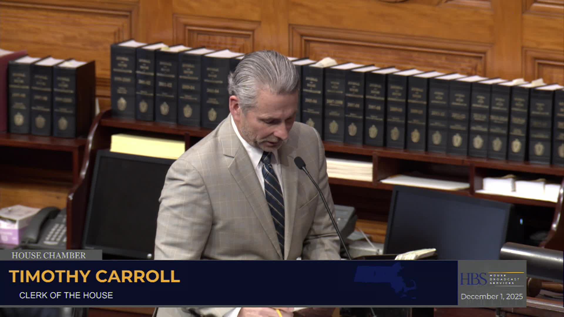 Thumbnail image for MA House of Representatives Session - December 1st, 2025