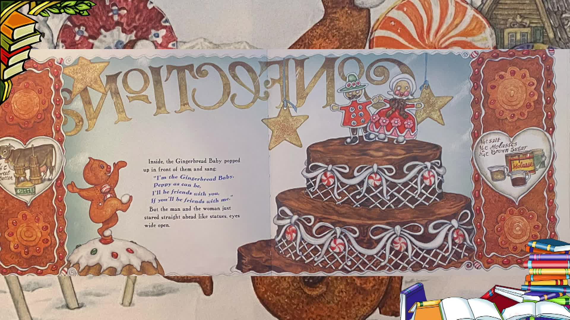 Thumbnail image for Cosette's Enchanted Journey's Episode 83 - Gingerbread Friends by Jan Brett