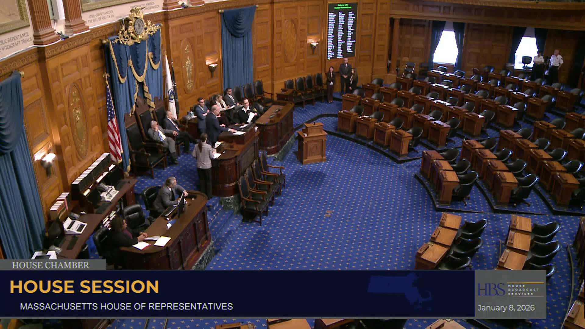 Thumbnail image for MA House of Representatives Session - January 8th, 2026