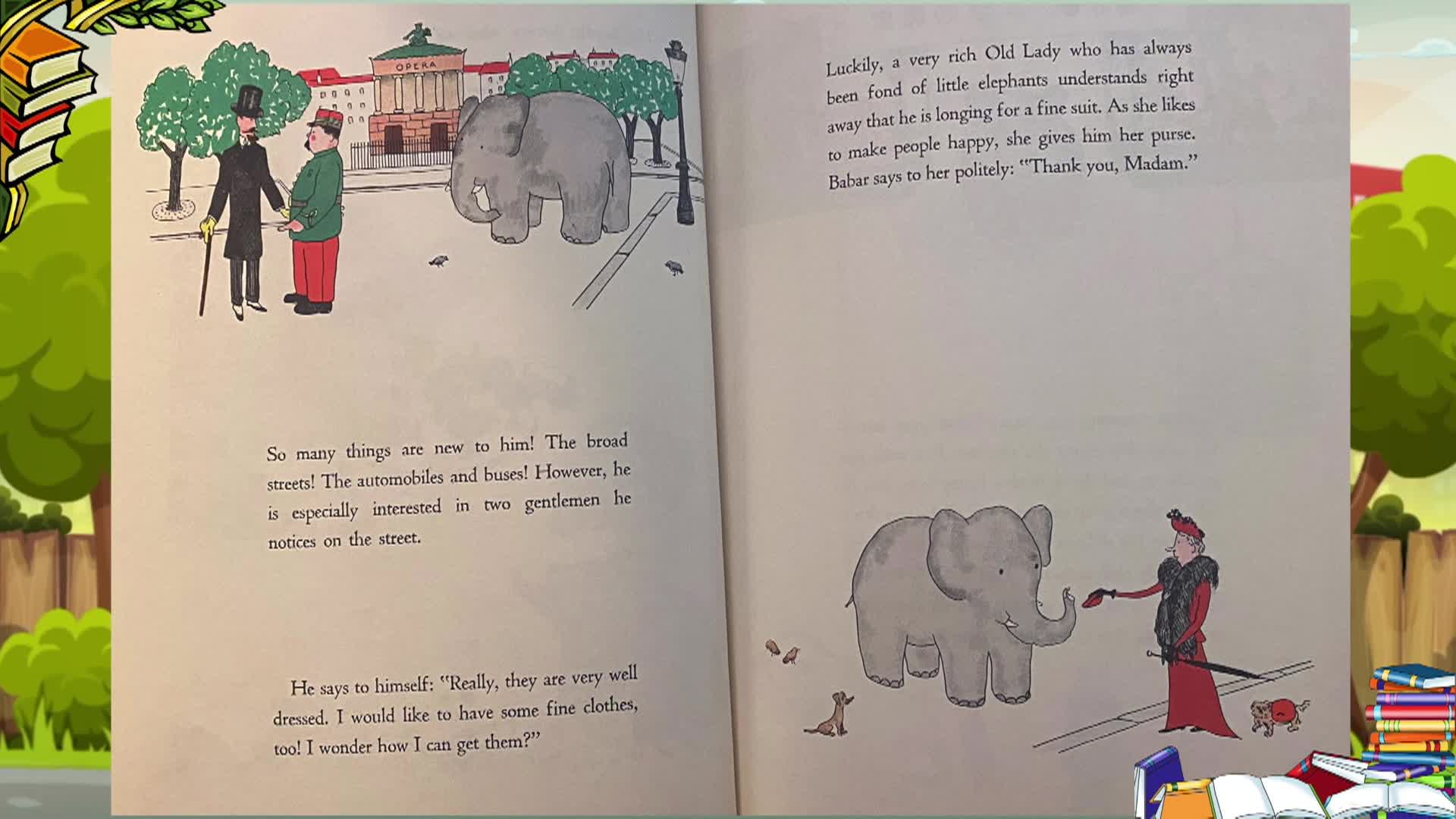 Thumbnail image for Cosette's Enchanted Journey's Episdoe 92 - The Story of Babar by Jean de Brunhoff