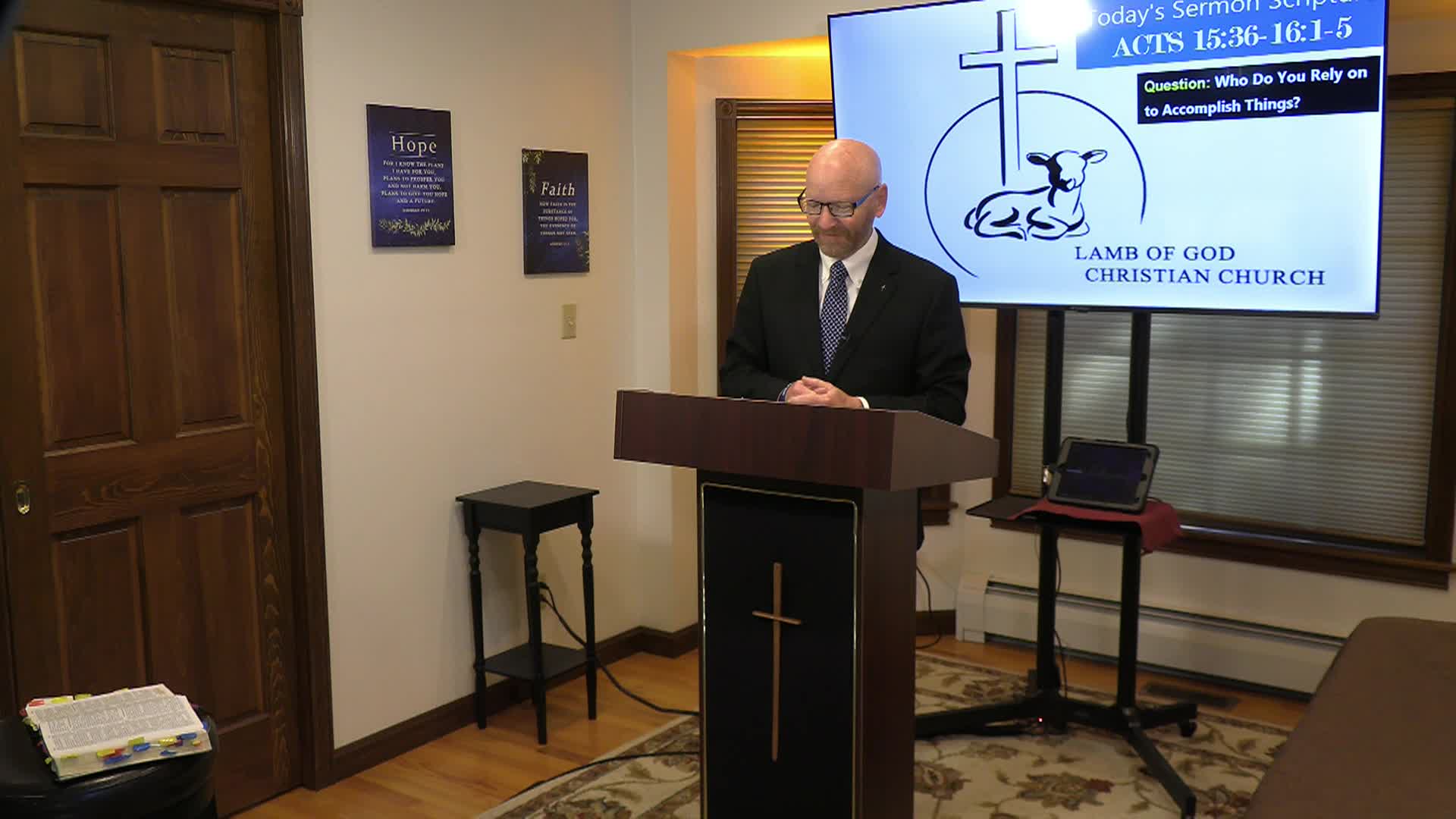 Thumbnail image for Lamb of God Christian Church Sunday Sermon - 140 Acts 15_36-16_5