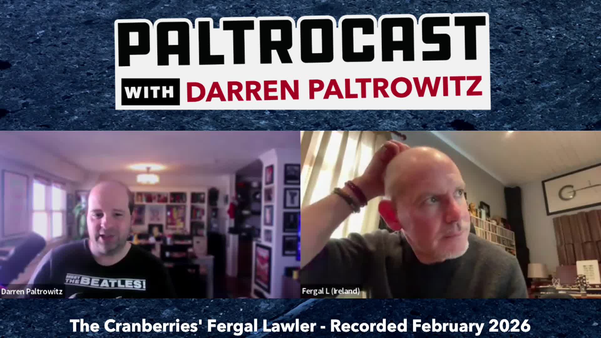 Thumbnail image for Paltrocast - The Cranberries' Fergal Lawler + Brandon Studios' Brandon Stewart