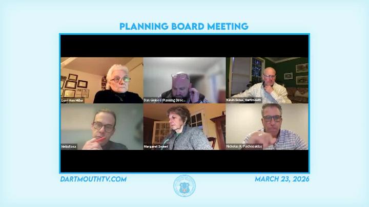Thumbnail image for Planning Board Meeting - March 23, 2026