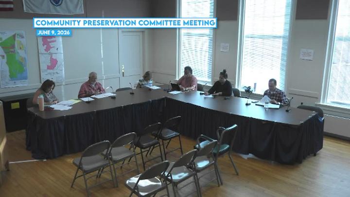 Thumbnail image for Community Preservation Committee Meeting - June 9, 2026