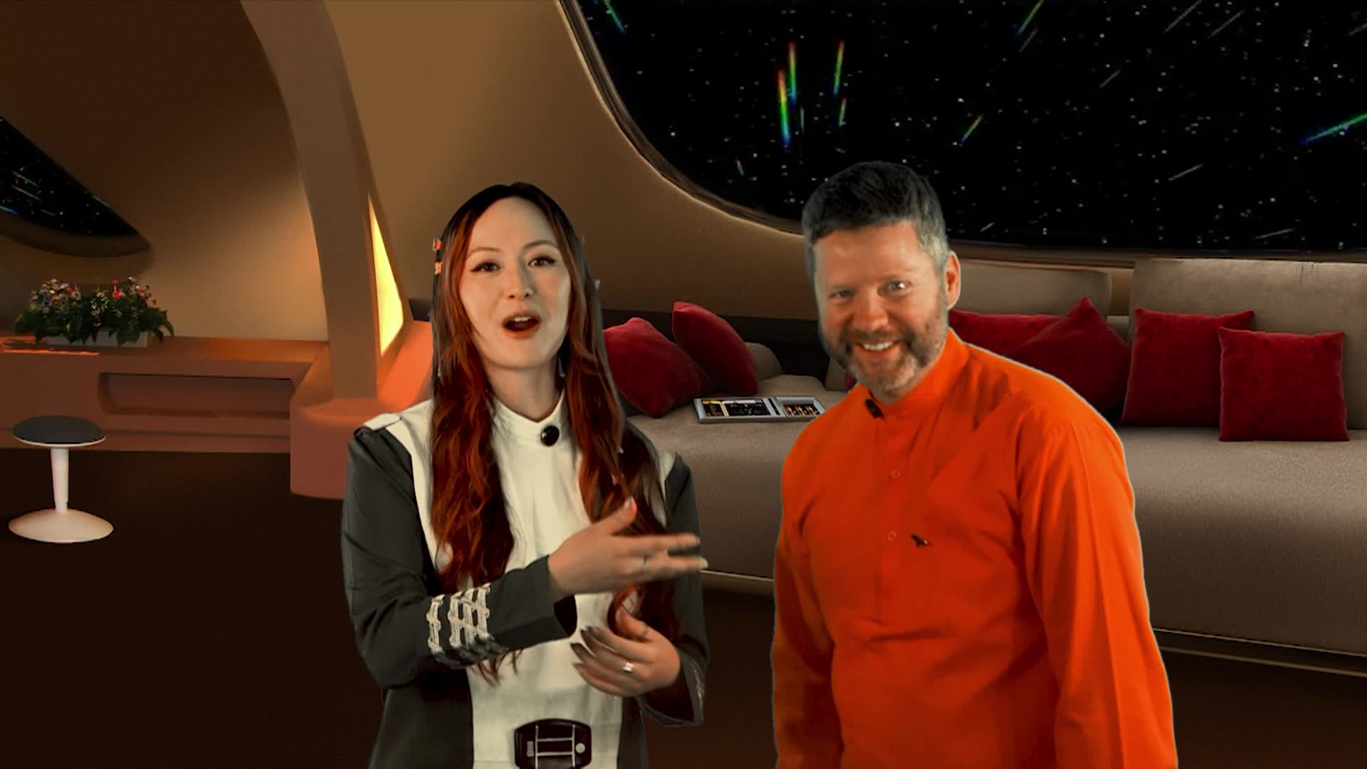 Thumbnail image for A Captain's Log - Michael and Denise Okuda; MVPs as visionaries; The Outrageous Okudas, Star Trek production royalty, Part 2