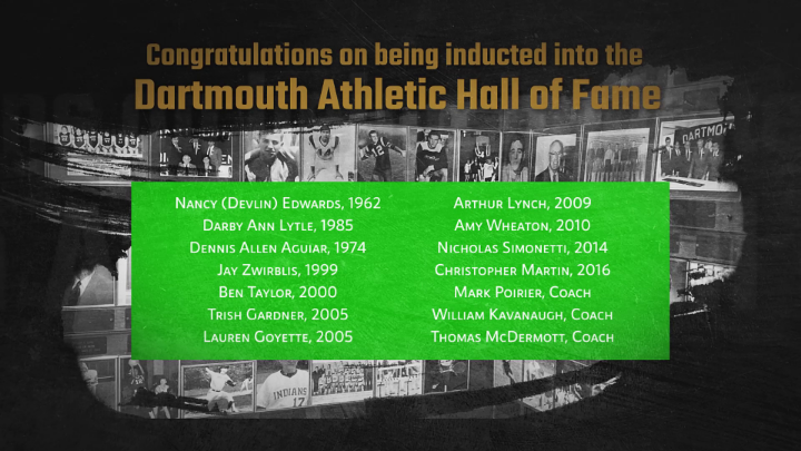 Thumbnail image for Dartmouth Athletic Hall of Fame 2026 Inductees - June 27, 2026