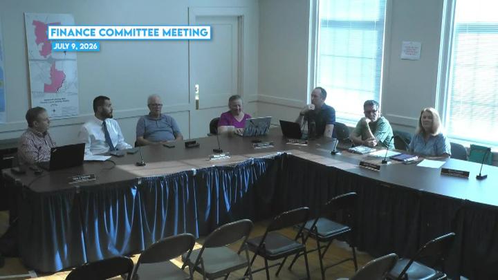 Thumbnail image for Finance Committee Meeting - July 9, 2026