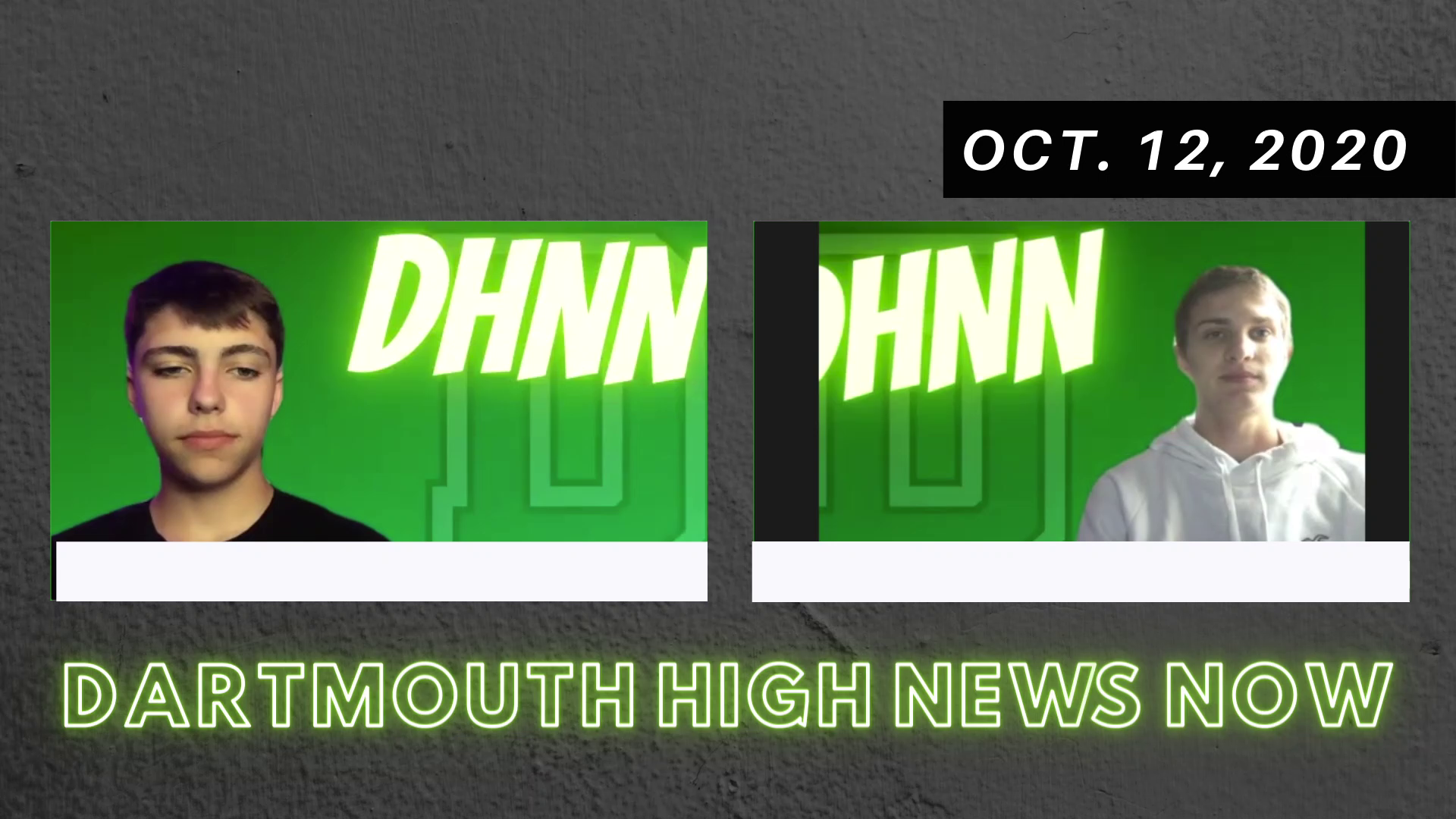 Thumbnail image for Dartmouth High News Now - October 12, 2020