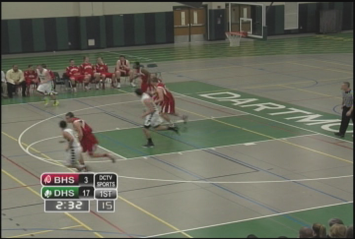 Dartmouth High School Boys Basketball vs Barnstable February 15, 2013